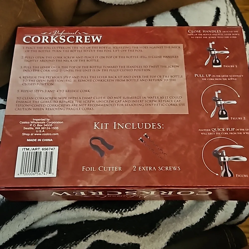 Professional corkscrew